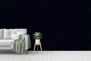 Wave Black Blue