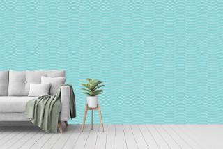 Aqua Blue Wave