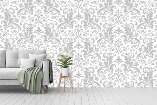 Gray Floral V1