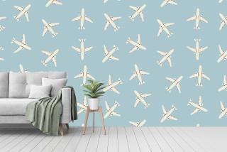 White Planes in the Blue Sky