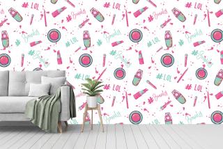 Beauty Hashtag with Cosmetics for Bloger