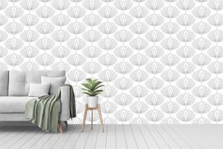 Gray Floral V19