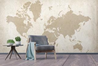 Map Style V12 | Mural Wallpaper
