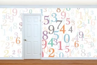 Digits In White Background V3